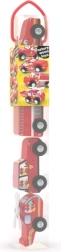 camion dei pompieri in tubetto – set di giocattoli in legno