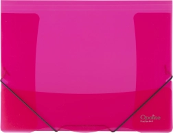 Cartellina con elastico Opaline rossa A4