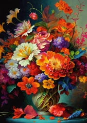 DINO puzzle fiori in vaso 1000 pezzi