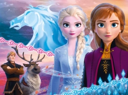 Puzzle 30 pezzi - Il coraggio delle sorelle - Disney Frozen 2