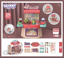 Woopie pasticceria e gelateria 3 in 1 set portatile 25 pezzi
