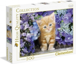 Puzzle gattino tra i fiori 500 pezzi