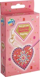 Pendente cuore per pittura diamantata – mandala MOXY