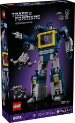 Lego Icons Transformers: Soundwave – modello da collezione per adulti