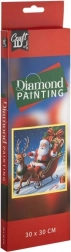 Pittura diamantata Babbo Natale 30 × 30 cm