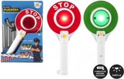 Paletta della polizia in plastica con luce