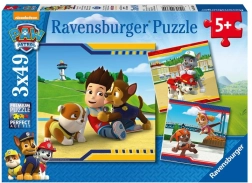 Puzzle Ravensburger Paw Patrol Best Friends 3×49 pezzi