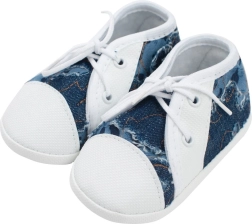 Scarpine da neonato tipo sneakers New Baby blu 0–3 mesi