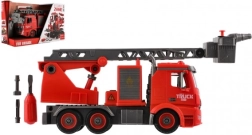 Camion dei pompieri avvitabile 36 cm con luce e suono, spruzza acqua