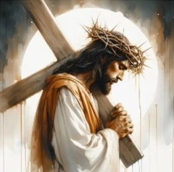 Pittura diamantata Gesù – Via Crucis 30 × 40 cm