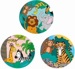 Taccuino con motivo animali selvatici (safari) – 8 cm, 30 fogli