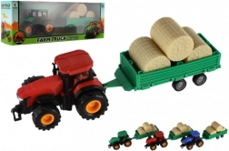 Trattore con rimorchio a retrocarica