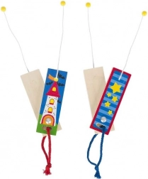 trucco magico cordicella scomparsa giocattolo in legno