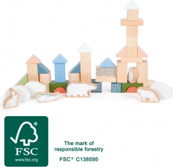 Blocchi in legno Arctic di small foot