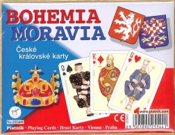 Carte da gioco per Joker e Canasta – motivi reali boemi