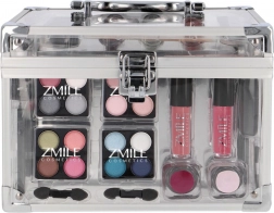 Zmile beauty case Acrylic – set trucco trasparente 42 pezzi