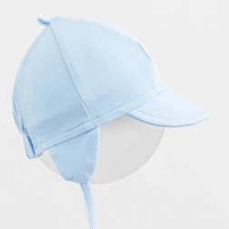 Cappellino per bambini in cotone con visiera NEW BABY Casually Dressed blu