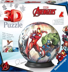 Ravensburger 3D Puzzleball Marvel Avengers – 73 pezzi