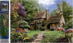 Pittura diamantata casetta 30 × 40 cm