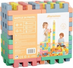 Costruzioni a incastro Cubo 24 colori pastello