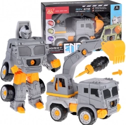 Super auto-robot da costruzione 2 in 1 – Escavatore