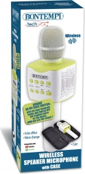 Microfono wireless con custodia protettiva e voice changer