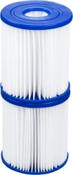 Due filtri di ricambio per pompa piscina BESTWAY tipo I (set da 2 pz)
