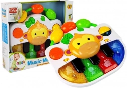 Pianoforte per bambini con scimmietta Suoni e Luci