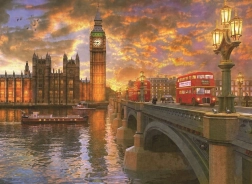 Puzzle Crepuscolo su Westminster 1000 pezzi