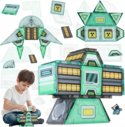 Costruzioni magnetiche Stazione Spaziale STEM, 108 pezzi