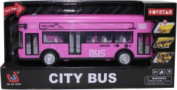 Autobus urbano rosa con suoni e luci