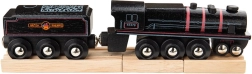 Replica in legno della locomotiva a vapore Bigjigs Rail Black 5