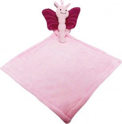 Asciugamano per bambini Farfalla 35 × 35 cm lilla