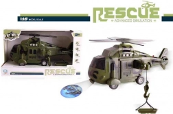 elicottero di soccorso militare con luce e suono 1:16