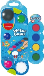 Acquerelli Keyroad con tavolozza, 12+4 colori