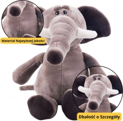 Elefante di peluche piccolo con ventosa 16 cm