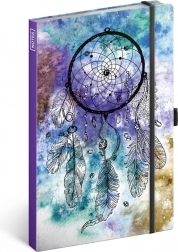 Taccuino a righe con motivo acchiappasogni A5