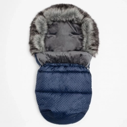 Sacco invernale con pile New Baby Lux, blu