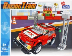 Set di costruzione auto da corsa con arco di partenza, 255 pezzi