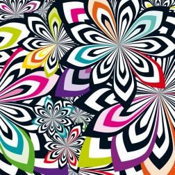 Curiosi puzzle quadrato Q Shake – motivo IV, 72 pezzi