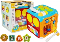 Cubo educativo interattivo con suoni e luci