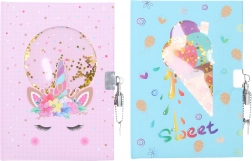 Diario con lucchetto 15 × 21 cm, 80 pagine