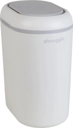 Shnuggle Eco Touch cestino per pannolini bianco/grigio