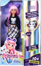 Bambola Kawaii Hi Cora con animaletto Kurumi