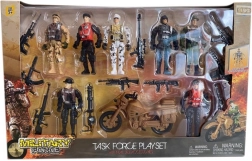 Grande set di soldatini con moto STARX