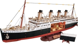 RoboTime puzzle 3D in legno – eterna traversata dell’Atlantico 1912 (modello di transatlantico con LED)