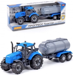 Trattore Progress con rimorchio cisterna