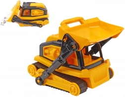 Bulldozer cingolato in plastica 30 cm a ruota libera in rete