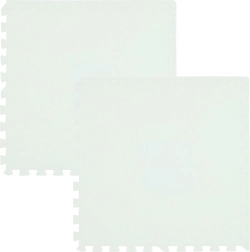 Tappetino da gioco in schiuma HUMBI 120 × 60, grandi puzzle in schiuma impermeabili, bianco