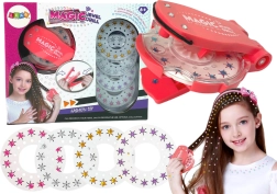 Set di gioielli e accessori per capelli con applicatore e diamantini